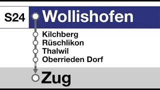SBB Ansagen &raquo; S24 Wollishofen &mdash; Zug | DTZ Neu | Bauarbeiten | SLBahnen