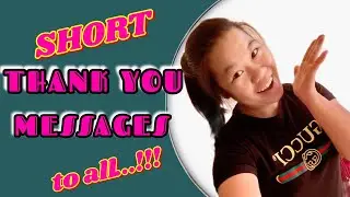 Short Thank You Messages to all my subscribers | Followers @RoseAnobaVLog