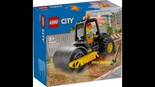 Nowość /LEGO City 60401 Construction Steamroller - Walec Parowy (Rok 2024)  / Kuiuba