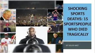 Shocking Sports Deaths| Tragic Sports Related Deaths That Shocked The World