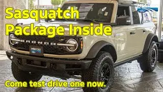 2025 Ford Bronco Badlands Sasquatch V6 | HOSS 3.0 Suspension & Lux Pkg | MSA Ford Abbotsford