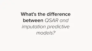 What's the difference between QSAR and imputation predictive models?