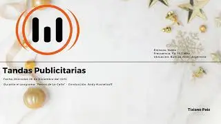 [FM 95.1] Metro &middot; Tandas - 26 de Diciembre del 2012
