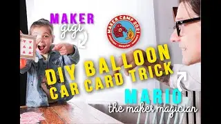Balloon Car CARD TRICK &bull; DIY Tutorial