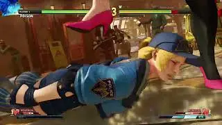 STREET FIGHTER V Poison vs Lucia