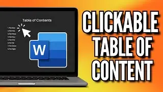 How To Make Clickable Table Of Contents In Microsoft Word (Quick Tutorial)