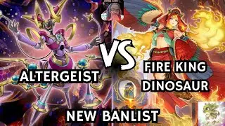 ALTERGEIST VS FIRE KING DINOSAURS | HIGH RATED DB YU-GI-OH!