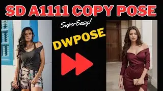 Copy pose is simple now!! More Better Pose And Hand With New Models!- DWpose Stable Diffusion
