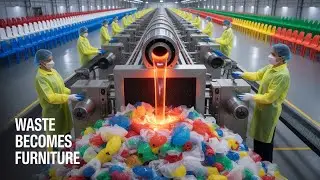 Inside the Plastic Chair Factory &ndash; How Million-Dollar Products Are Made from Recycled Polythene Bags
