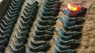 ASMR Crafting a High-Quality Rotary Blade in a Ancestral Sumatra Forge | Calm Metalwork Sounds