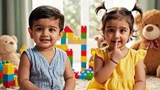 Do bachhe apne dosti ki baat kar rahe hai#beby