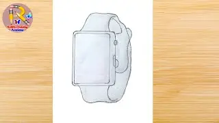 How to draw a smart watch || Smart watch drawing for kids || how to draw smart watch step by step ||