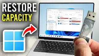 How To Restore USB Flash Drive To Original & Full Capacity - Step By Step