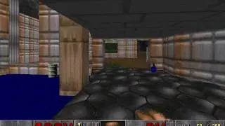 Doom level E1M1, Hangar: Switch added in v1.9