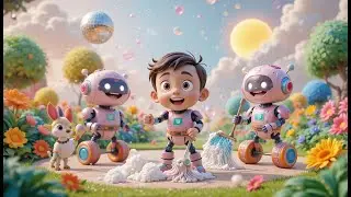 Busy Little Robots 🤖⚙️ | Fun Robot Song for Kids | Action Dance Song for Toddlers & Preschool Learni