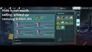Undawn - Making gold using the free marketplace and auction house