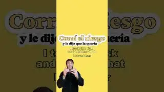 Taking the risk - Expressions in Spanish - Vocabulary A1 A2 B1 B2 C1 C2