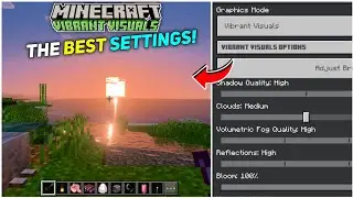 The BEST Settings For VIBRANT VISUALS For Minecraft Pocket Edition!