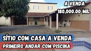 SÍTIO COM CASA A VENDA E CHÁCARA PRONTA COM PISCINA EM LIMOEIRO DE ANADIA NA AREIA BRANCA #nordeste
