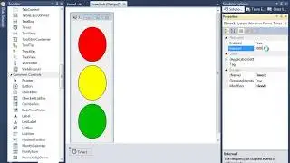 Create traffic signal using timer control in vb.net