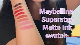 Maybelline superstay matte ink philippines /swatch,try-on