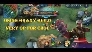 NightsClaw Chou with Braxy Build is very OP | Chou Gameplay | Mobile Legends