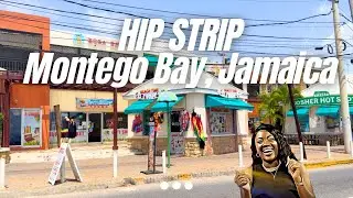 2025 Hip Strip in Montego Bay Jamaica! Walkthrough of Margaritaville + Restaurant