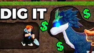 ВПЕРВЫЕ ИГРАЮ В DIG IT..