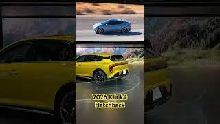 Kia introduced the sleek new 2026 Kia K4 hatchback at the 2026 New International Auto Show. #kiak4
