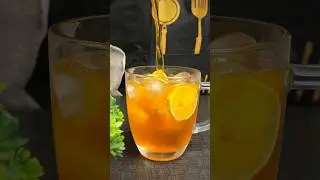 🤩 Lemon Ice Tea 🥤 | Quick and Easy Recipe #shorts #foodiefavs #healthy