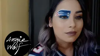 Patriots Makeup 2017 - By Angie Wolf