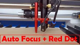 mini 5070 6090 1390 Autofocus co2 laser engraver cutter with fast Module guide rail to engraving cut