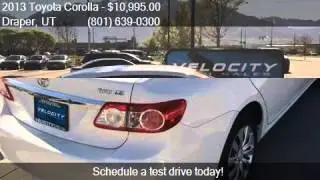 2013 Toyota Corolla LE 4dr Sedan 4A for sale in Draper, UT 8