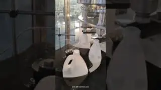 Automatic sauce oil bottle rotary filling machine filling video