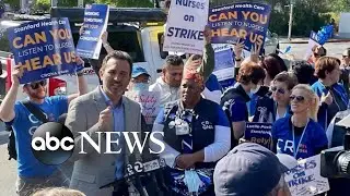 Stanford nurses go on strike over wages, mental health