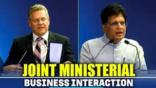 Commerce Minister Piyush Goyal and EU Trade Commissioner Maros Sefcovic address FEBI-DPIIT