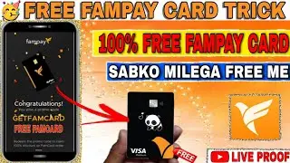 💯HOW TO ORDER FAM CARD IN FREE 🥳 FAMPAY KA CARD KAISE LE FREE ME 🤩 FREE FAM CARD EASY STEP 😎 #FAMPAY