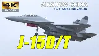 Electronic warfare, Electromagnetic catapults | PLA Navy J-15D/T fighter @ Airshow China 10/11/2024