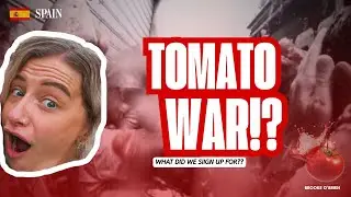 We just survived LA TOMATINA! 🍅 Spain’s CRAZIEST Food Fight!