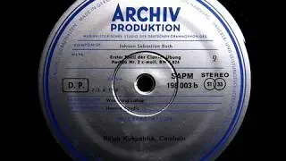 JS Bach / Ralph Kirkpatrick, 1959: Partita No. 2 in C Minor BWV 826