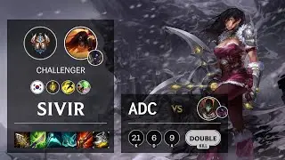 Sivir ADC vs Jhin - KR Challenger Patch 10.16