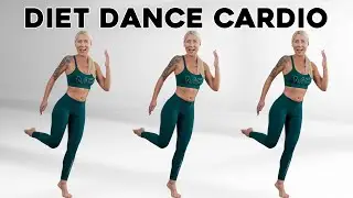 🎶17 Min Diet Dance Workout🎶Fat Burning Cardio Aerobics🎶 No Jumping Knee Friendly🔥Liss Cardio Workout