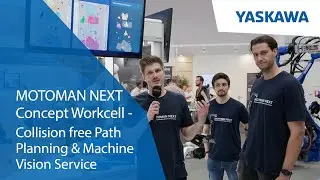 MOTOMAN NEXT Concept Workcell with Collision free Path Planning Service and Machine Vision Service