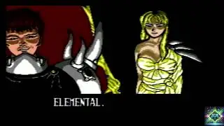 Elemental Master, Un juego de naves sin naves, Un mago lanza poderes - Sega Genesis