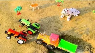 Diy Tractor Stuck in Mud Mini Science Project | Tractor Video | @Toys Era