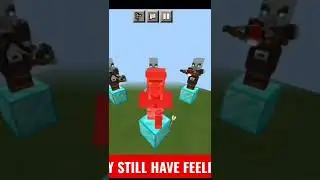 Pillagers have feelings || #shorts #truesurvival #minecraft