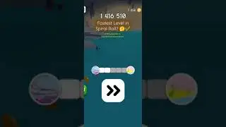 Fastest Level in Spiral Roll 🤔 [Level 122] | Walkthrough #Shorts