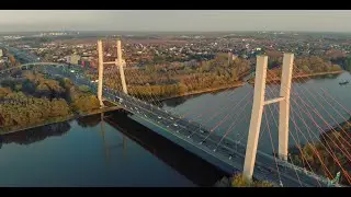 Most Siekierkowski Warszawa z lotu ptaka