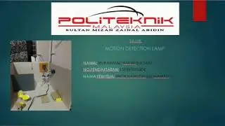 motion detection lamp projek