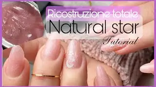 RICOSTRUZIONE UNGHIE CON CARTINA | NATURAL STAR | STICKERS EFFETTO FLUO AL BUIO